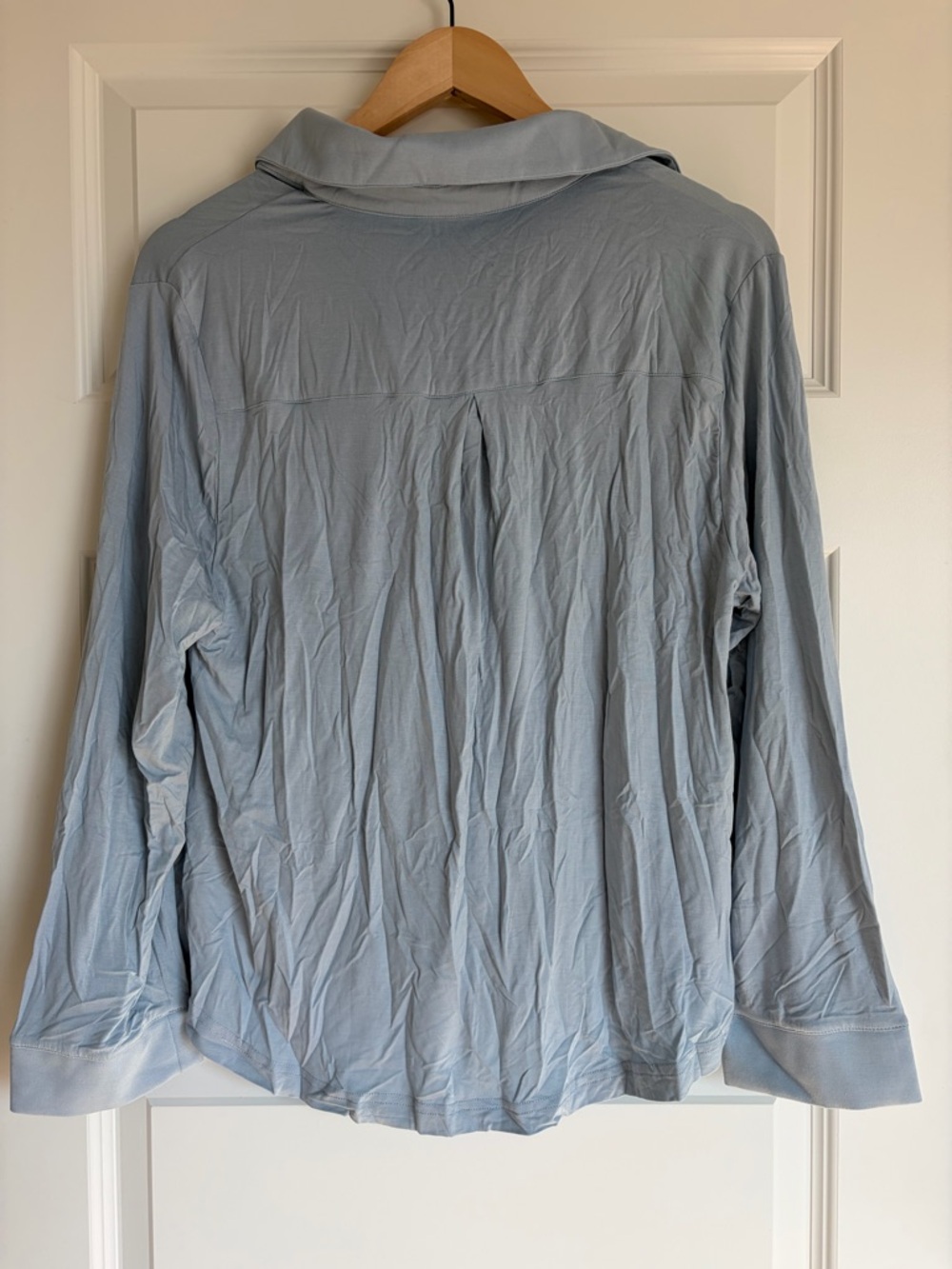 NWT Cozy Earth Bamboo Stretch Long Sleeve Polo - Picture 3 of 8